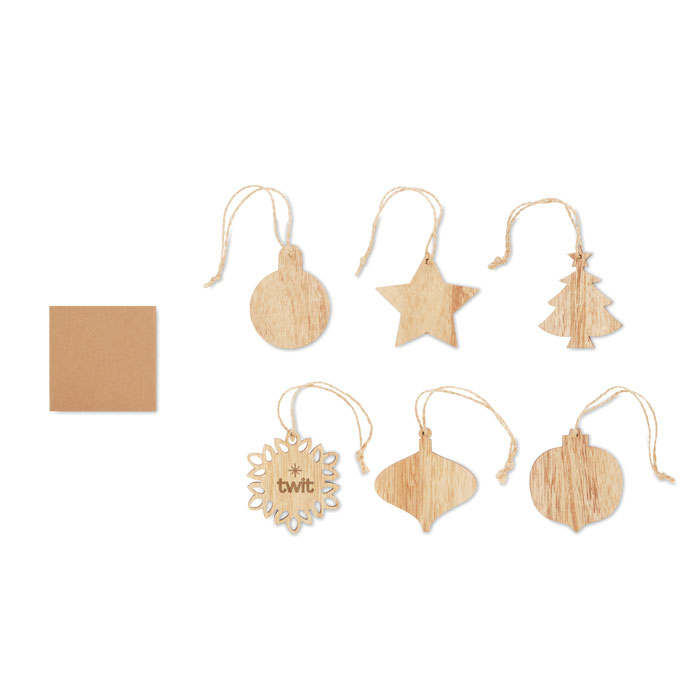 CHRISET - Weihnachtsschmuck Holz