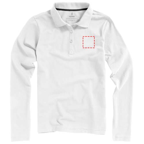 Calgary Langarm Poloshirt für Damen