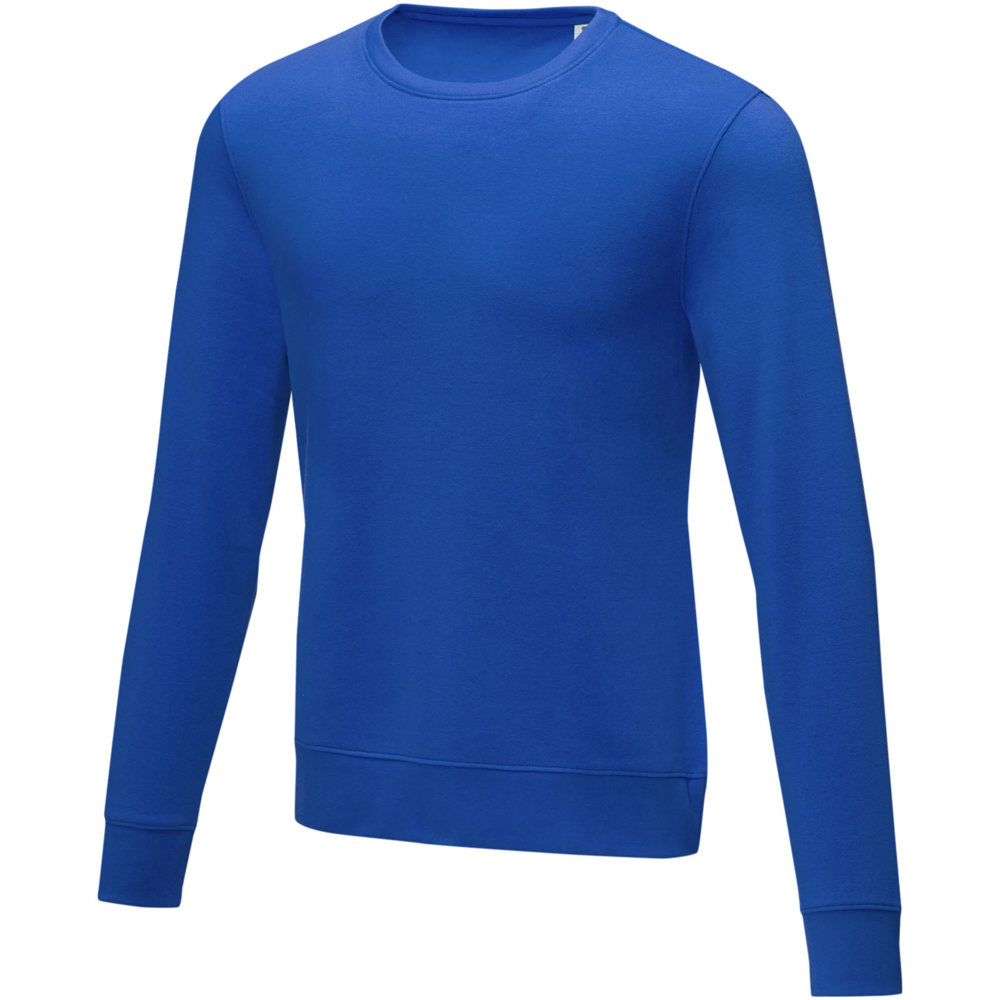 Charon Herrenpullover mit Rundhalsausschnitt - blau