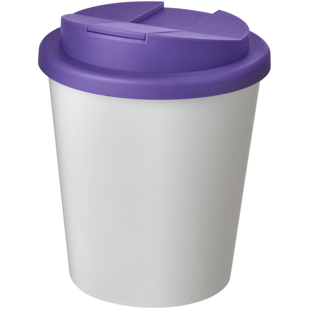Americano® Espresso 250 ml Isolierbecher mit auslaufsicherem Schraubverschluss - weiss, lila