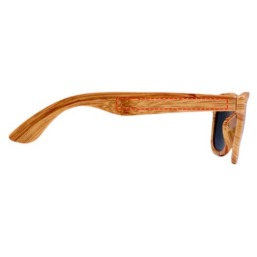 Mira Sonnenbrille in Holzoptik