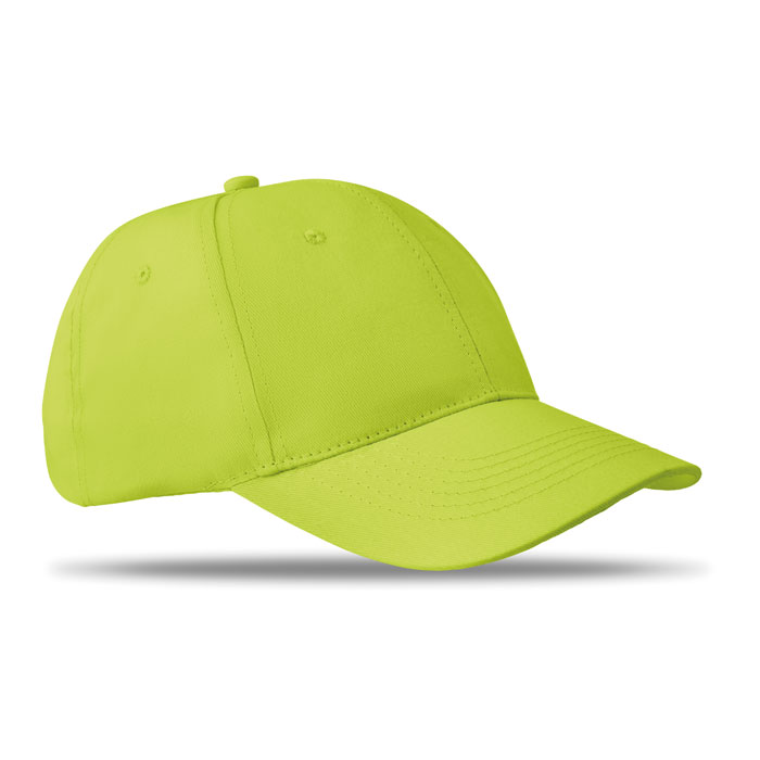 BASIE APOLLO - Baseball cap 6 panels 160g/m² - Limette