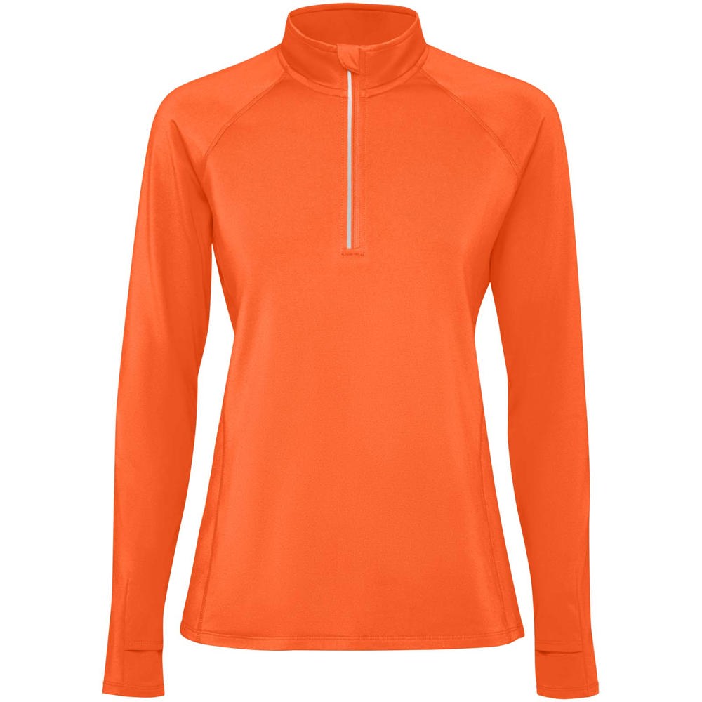 Estambul Half-Zip Sweatshirt für Damen - feuerorange