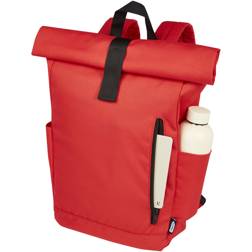 Byron 15,6" GRS RPET Roll-Top Rucksack 18 L