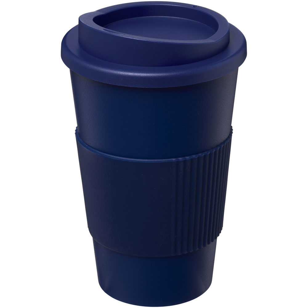 Americano® 350 ml Isolierbecher mit Schutzring - dunkelblau