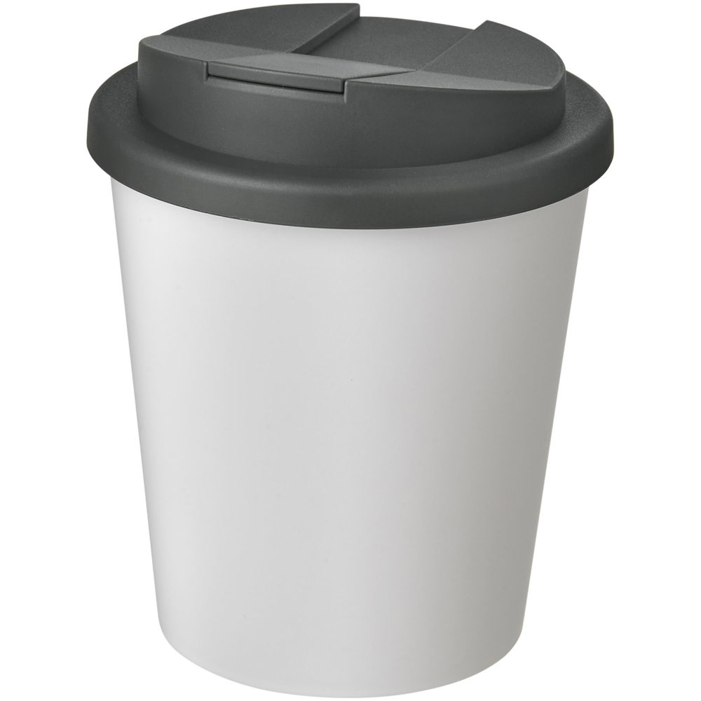 Americano® Espresso 250 ml Isolierbecher mit auslaufsicherem Schraubverschluss - weiss, grau