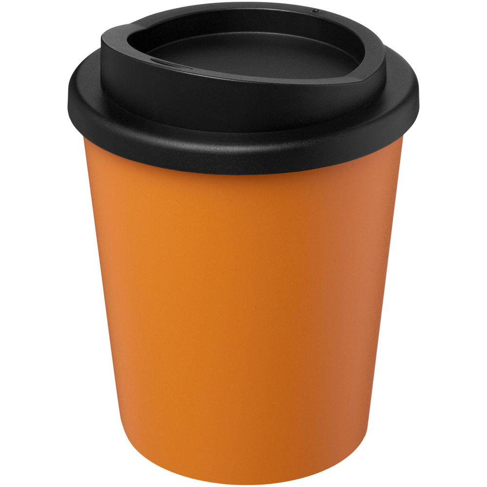 Americano® Espresso 250 ml recycelter Isolierbecher - orange, schwarz