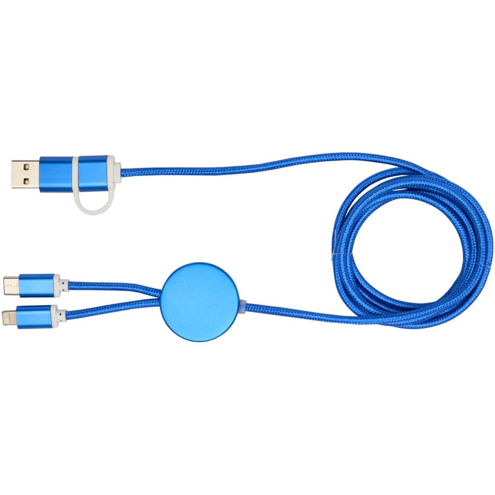 Alasia 150 cm 5-in-1 Kabel aus recyceltem Kunststoff für Datenübertragung und 27W Schnellladung