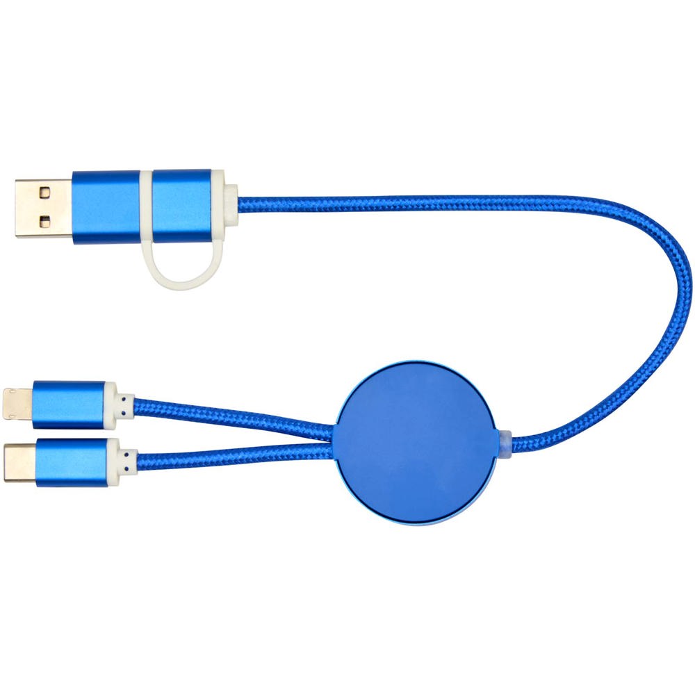 Alasia 30 cm 5-in-1 Kabel aus recyceltem Kunststoff für Datenübertragung und 27W Schnellladung