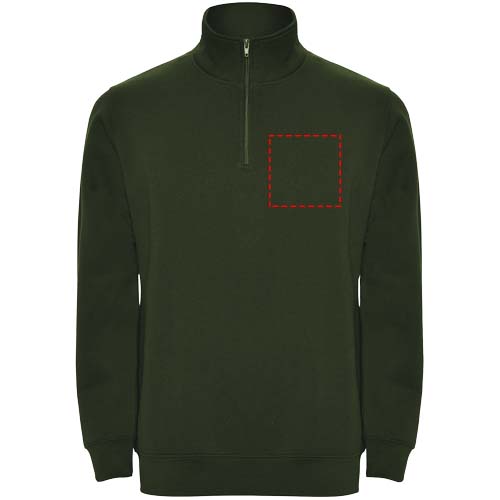 Aneto 280 g/m² Pullover mit Viertelreißverschluss