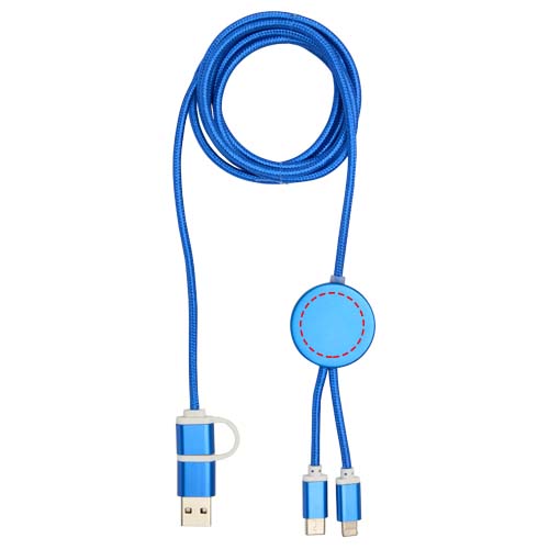 Alasia 150 cm 5-in-1 Kabel aus recyceltem Kunststoff für Datenübertragung und 27W Schnellladung