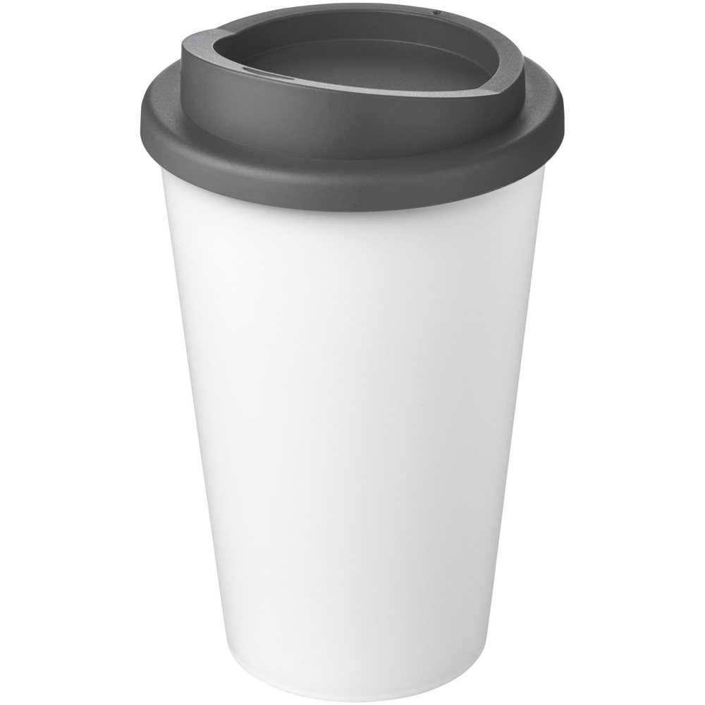 Americano® Eco 350 ml recycelter Becher - weiss, grau