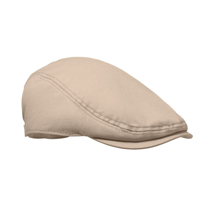 FLAT PEAK - Newsboy-Kappe 235 g/m² - beige