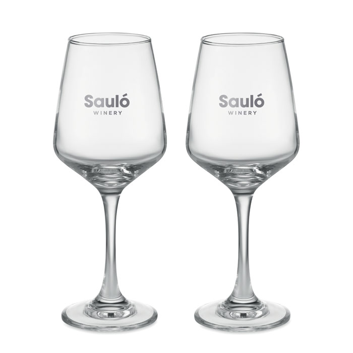 CHEERS - Set mit 2 Weingläsern