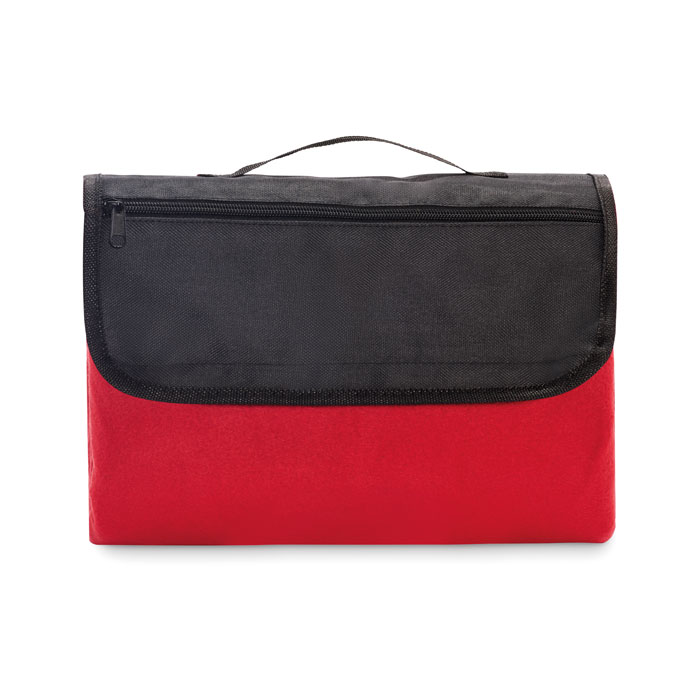 COSTA - Picknickdecke RPET-Fleece - Rot