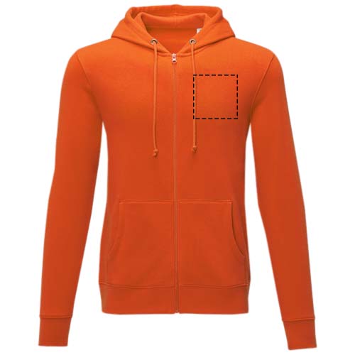 Charon 240 g/m² Herren Kapuzenpullover mit Reißverschluss
