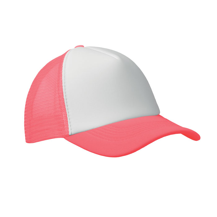 BUBBLE - Trucker cap 5 panels - Neon Fuchsia