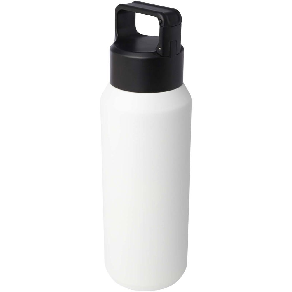 Astra 600 ml RCS-zertifizierte Kupfer-Vakuum Isolierflasche aus recyceltem Edelstahl (Kohlensäure geeignet) - weiss