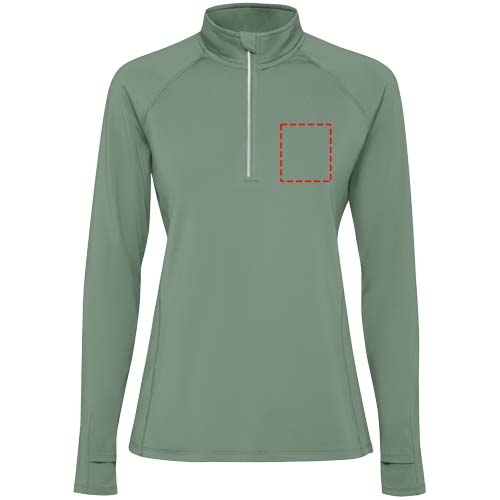 Estambul 200 g/m² Half-Zip Sweatshirt für Damen