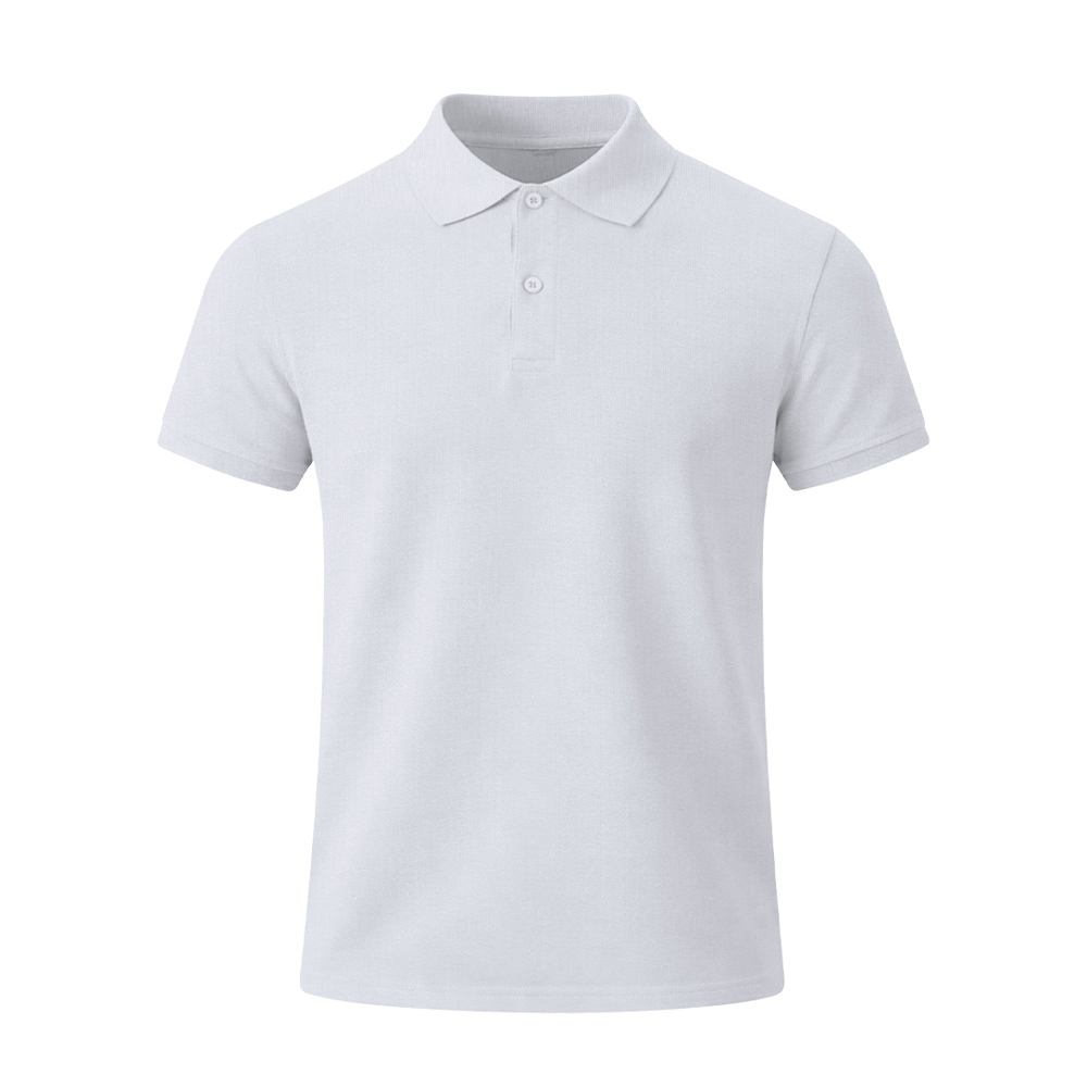 Erwachsene Weiß Polo-Shirt Charles - BLA