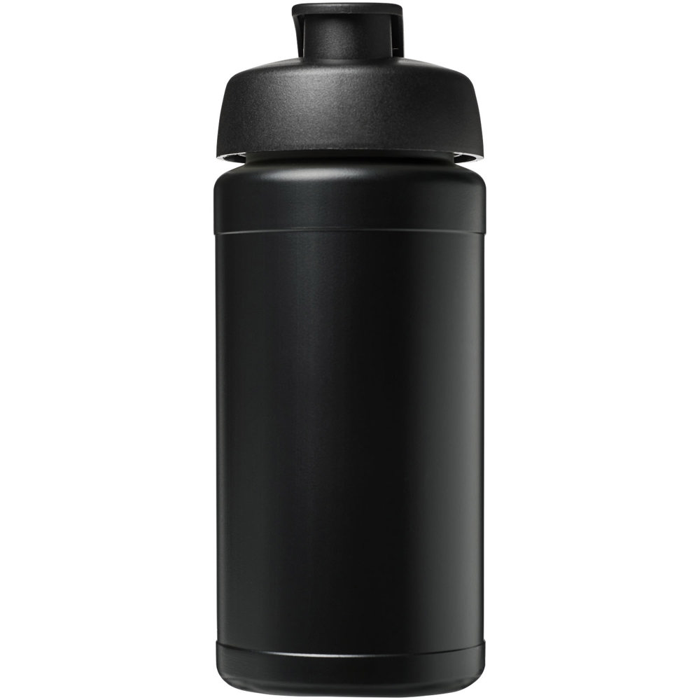 Baseline 500 ml recycelte Sportflasche mit Klappdeckel 