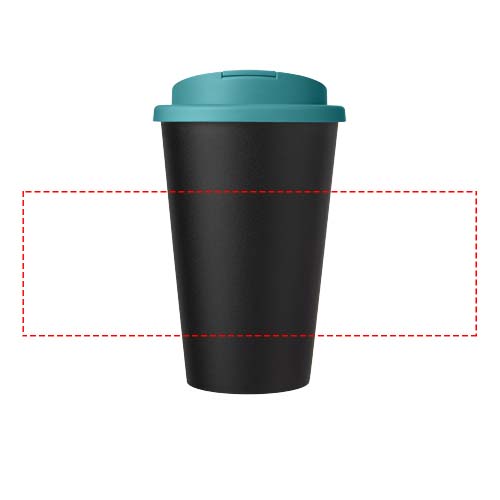 Americano® Eco 350 ml recycelter Becher mit auslaufsicherem Deckel