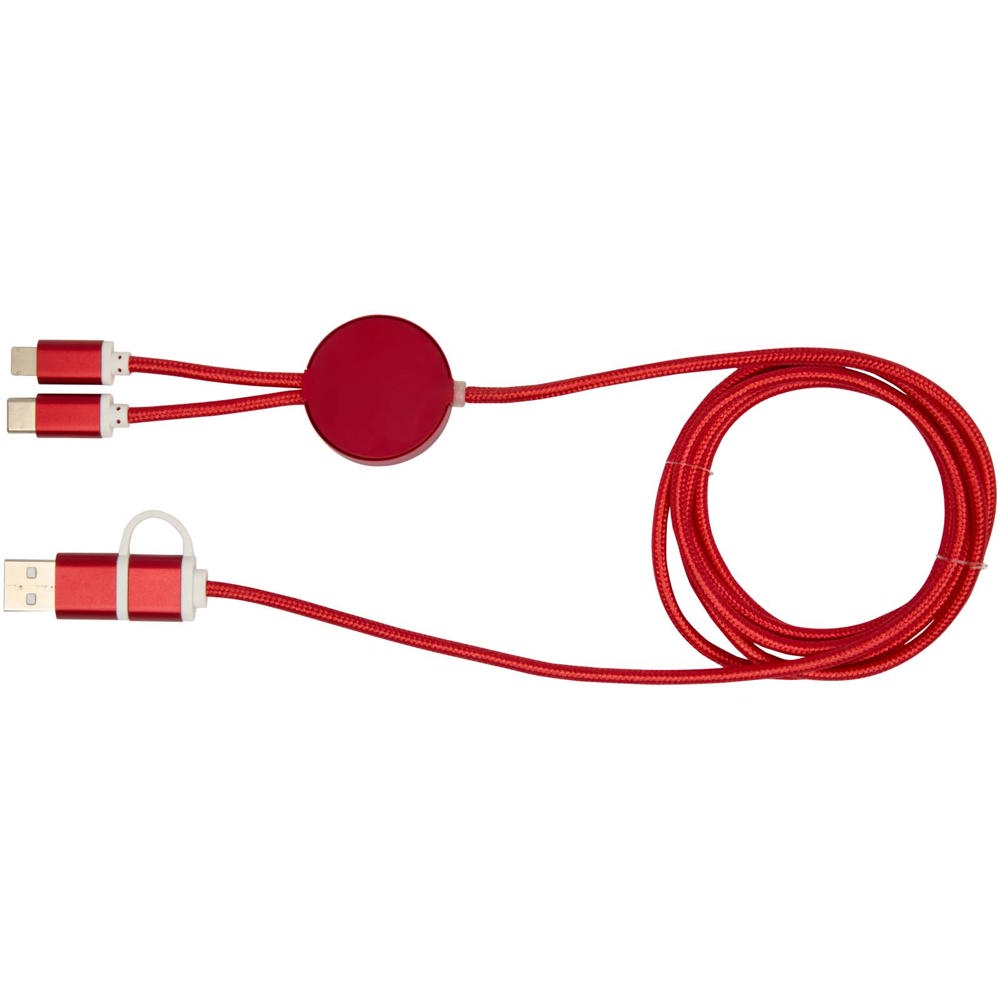 Alasia 150 cm 5-in-1 Kabel aus recyceltem Kunststoff für Datenübertragung und 27W Schnellladung