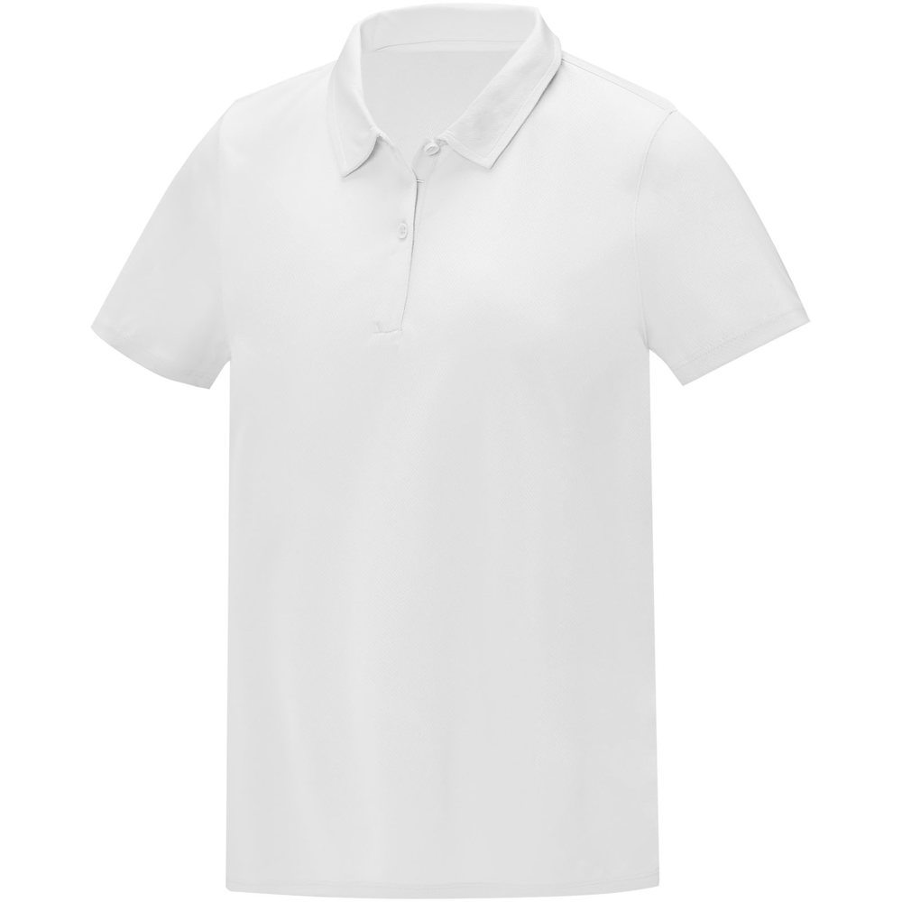 Deimos Poloshirt cool fit mit Kurzärmeln für Damen - weiss