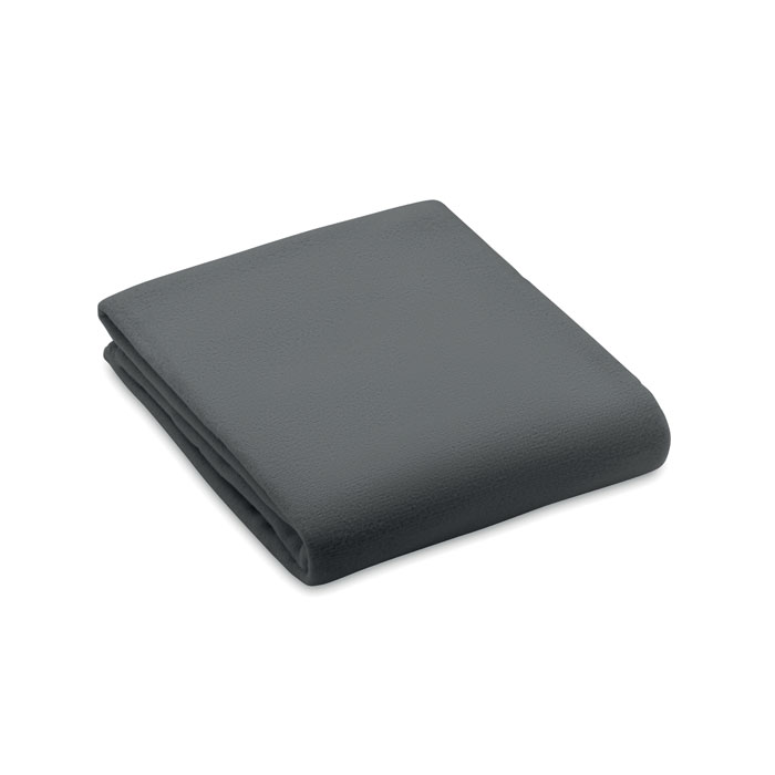 BOGDA - RPET-Polar Fleece-Decke - Steingrau