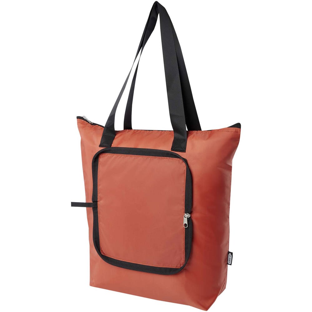 EcoFold faltbare RPET Kühltasche 15 L - ziegelstein
