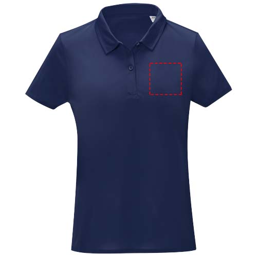 Deimos 105 g/m² Poloshirt cool fit mit Kurzärmeln für Damen