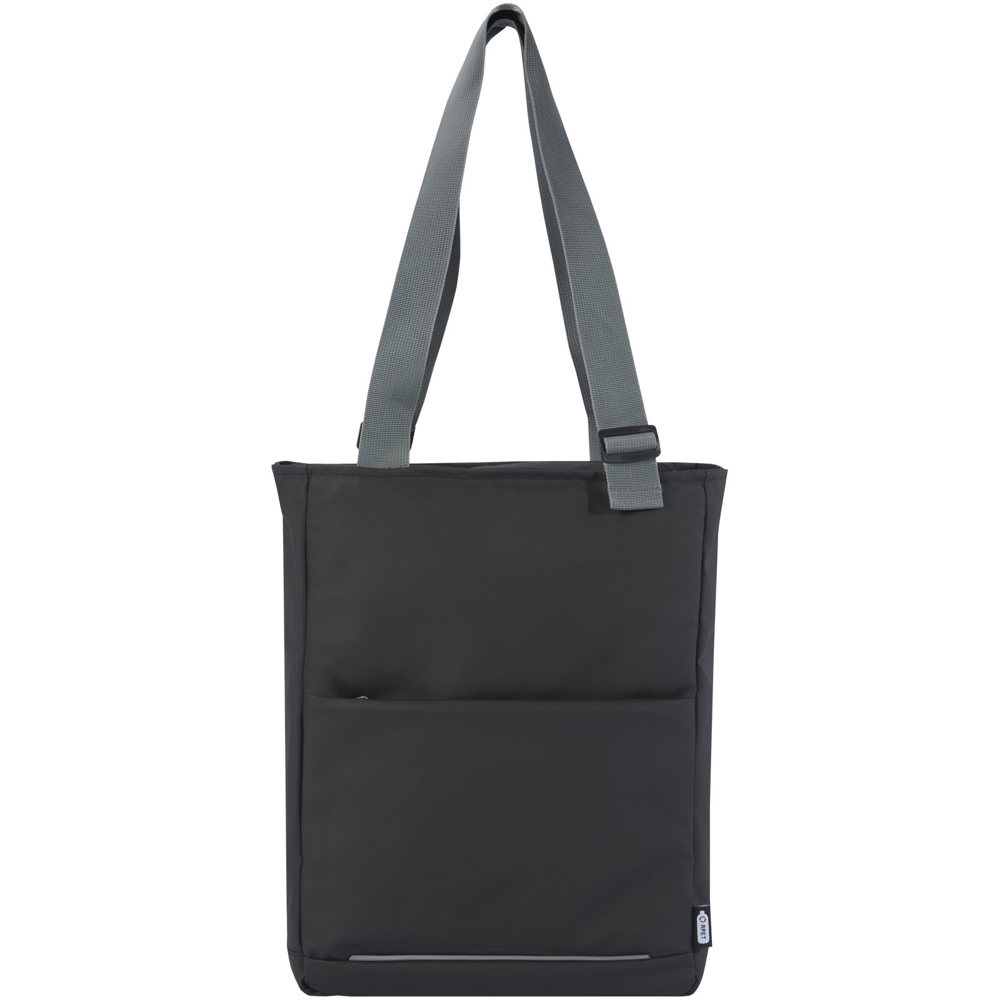 Aqua wasserabweisende 14" Laptop-Tragetasche aus GRS Recyclingmaterial 14 L