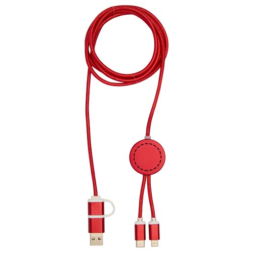 Alasia 150 cm 5-in-1 Kabel aus recyceltem Kunststoff für Datenübertragung und 27W Schnellladung