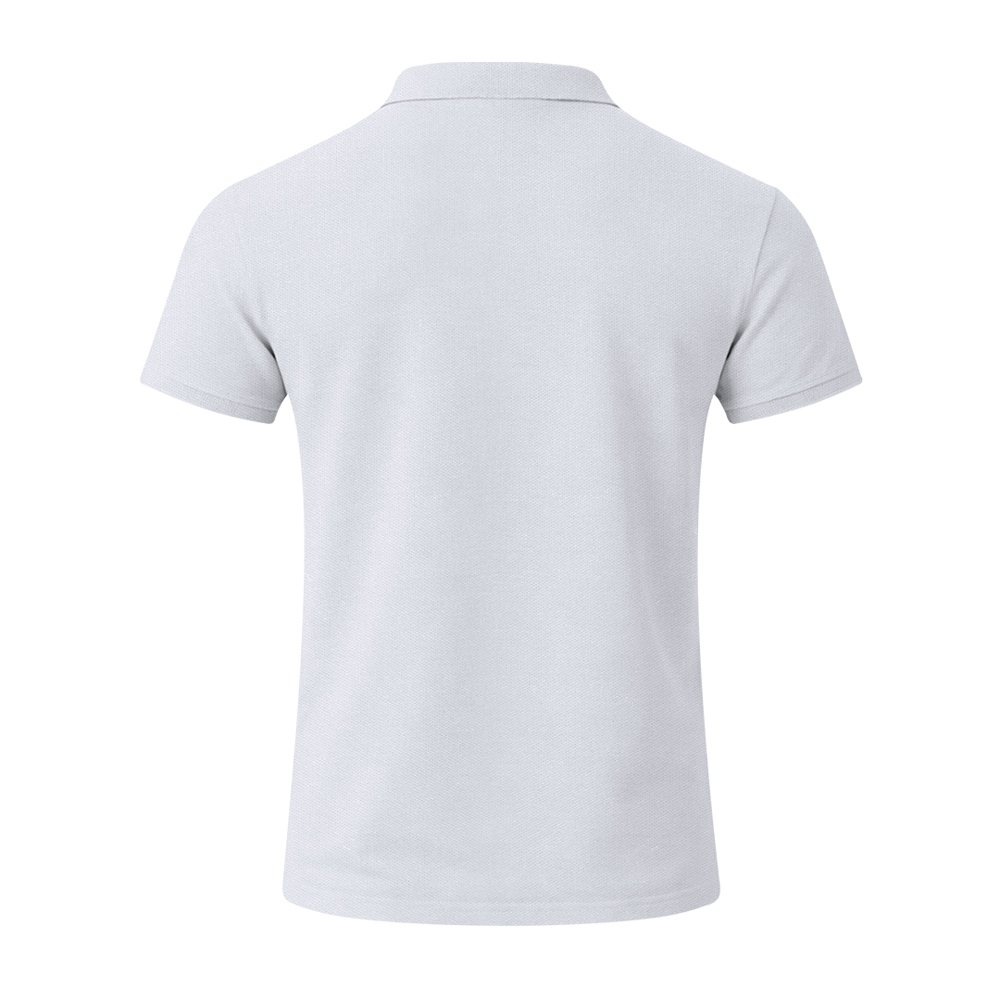 Erwachsene Weiß Polo-Shirt Charles