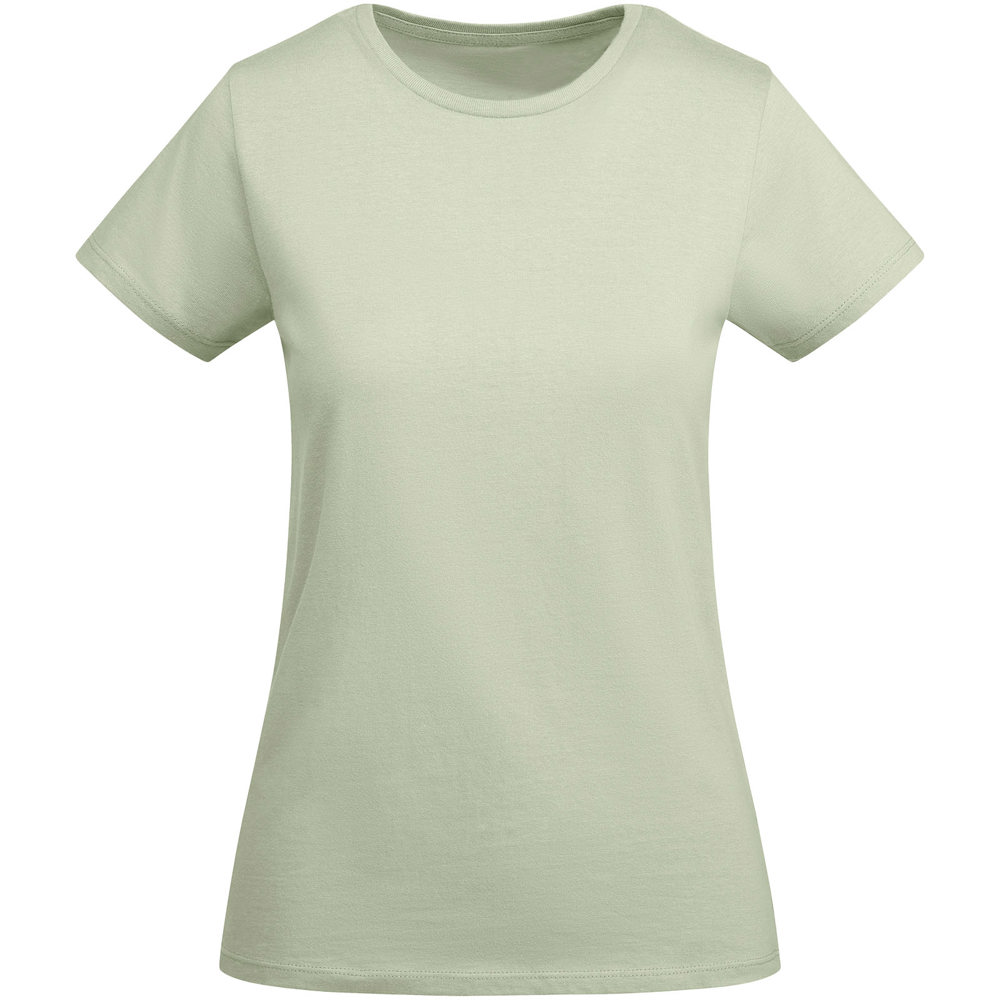 Breda T-Shirt aus Bio-Baumwolle für Damen - nebelgrün