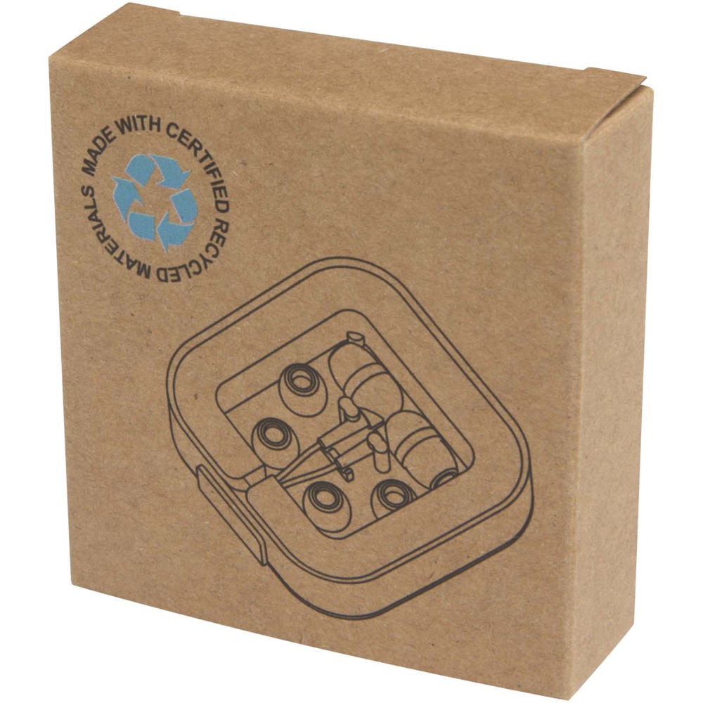 Baekdu kabelgebundenes Headset Typ-C mit Aufbewahrungsbox aus recyceltem Kunststoff