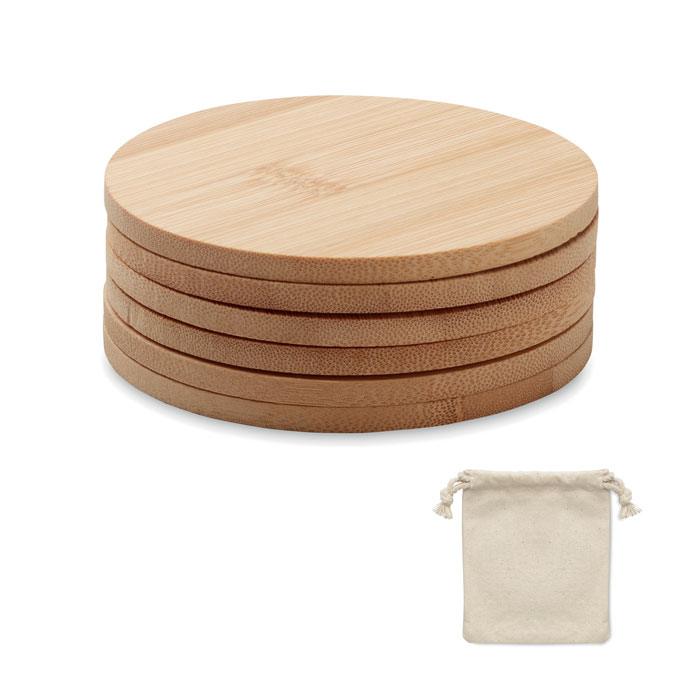 BAYIN SET - Untersetzer-Set Bambus