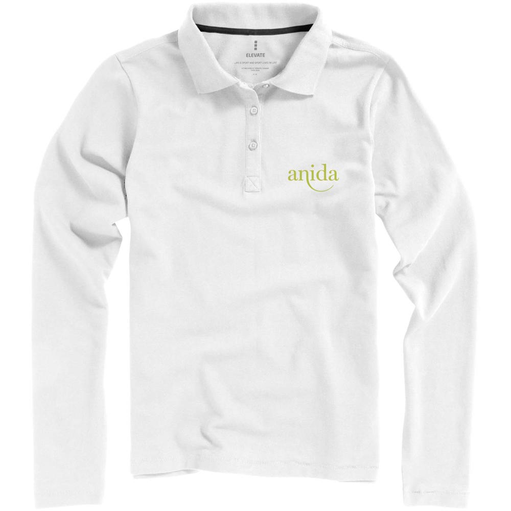 Calgary Langarm Poloshirt für Damen