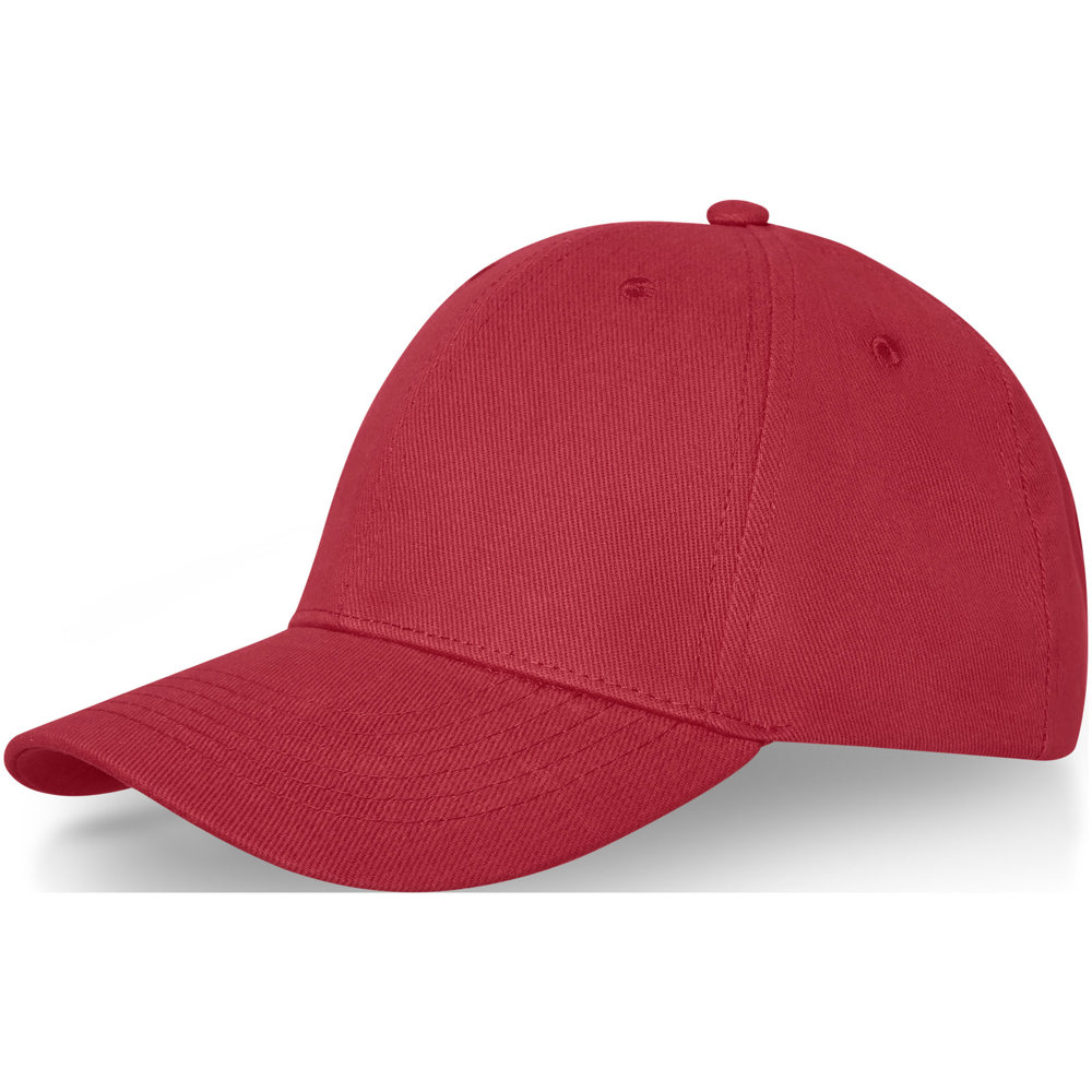 Davis 260 g/m² Panel Kappe mit 6 Segmenten - rot