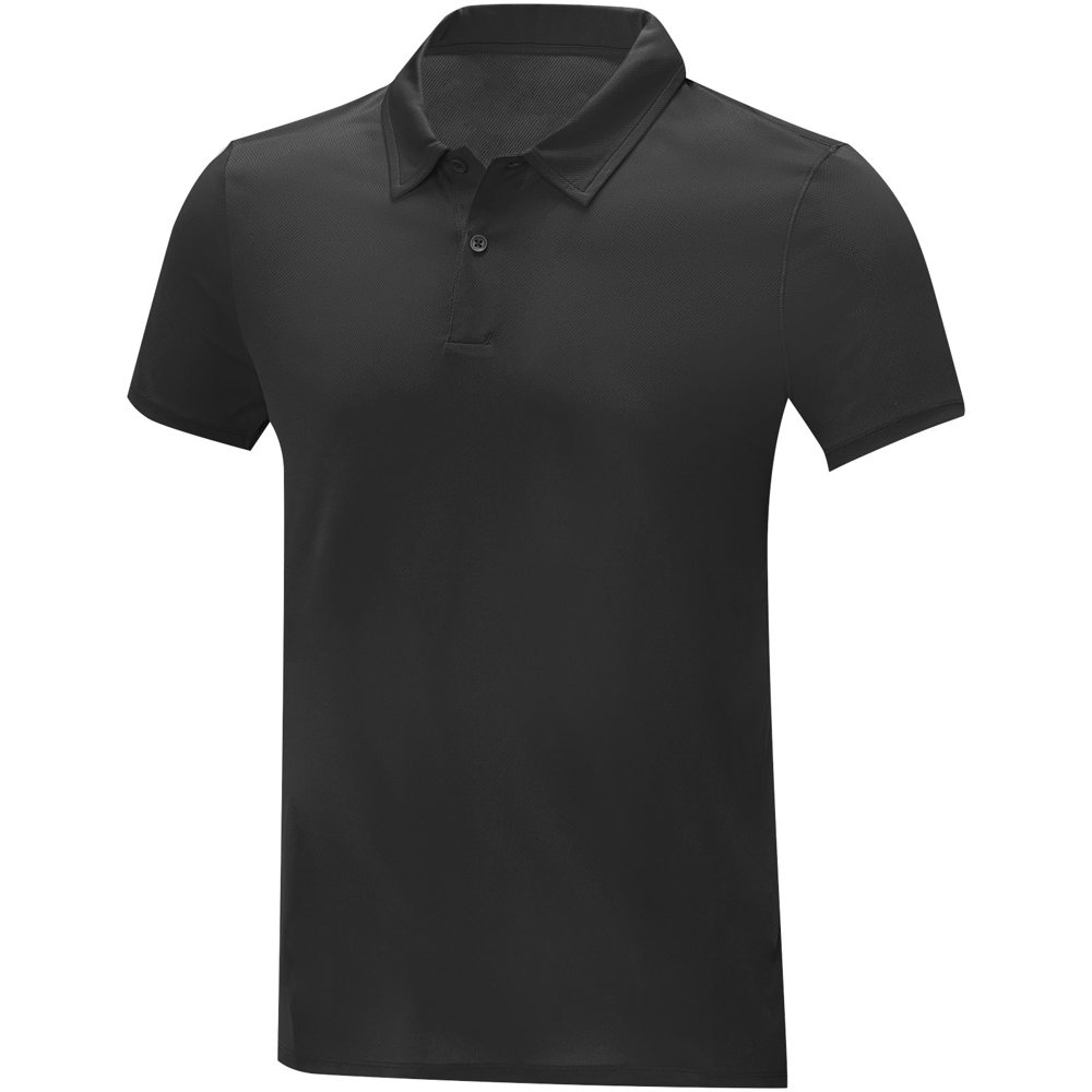 Deimos Poloshirt cool fit mit Kurzärmeln für Herren - Schwarz