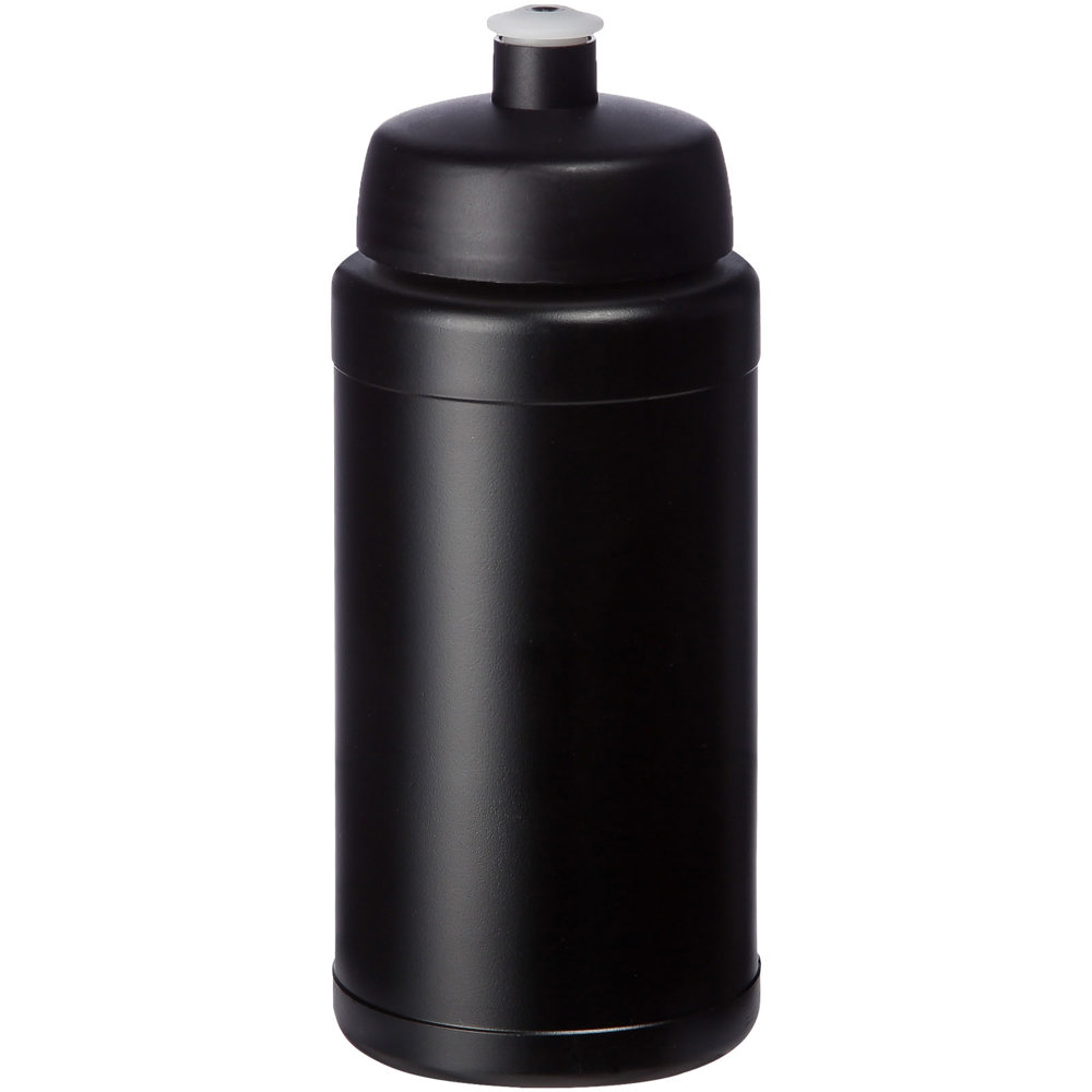 Baseline Recycelte Sportflasche, 500 ml - schwarz, schwarz