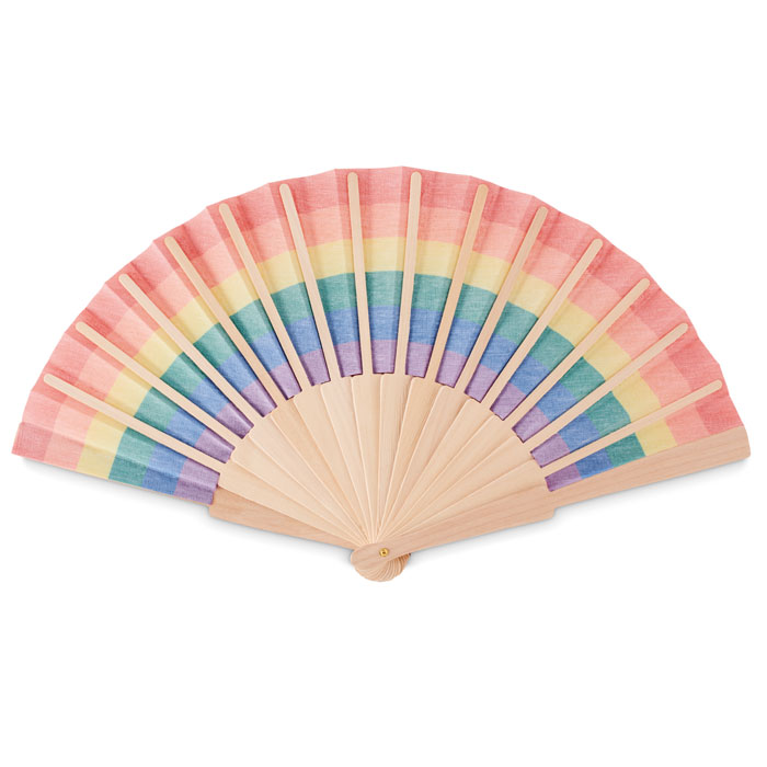 BOWFAN - Fächer regenbogenfarbig