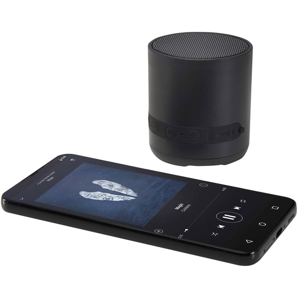 Hunor 3 W kabelloser Lautsprecher aus recyceltem Kunststoff