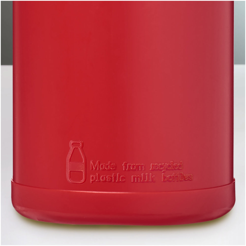 Baseline 500 ml recycelte Sportflasche mit Klappdeckel 