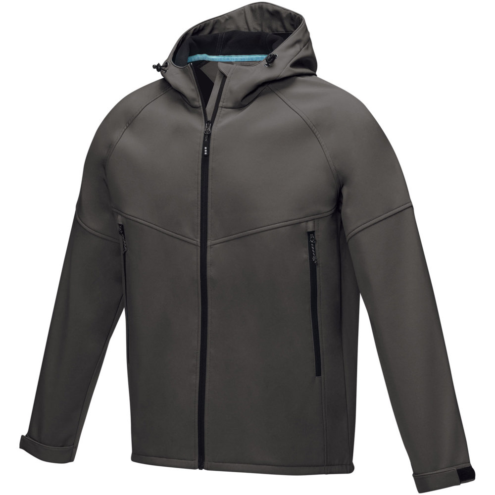 Coltan Softshelljacke aus recyceltem Material für Herren - storm grey