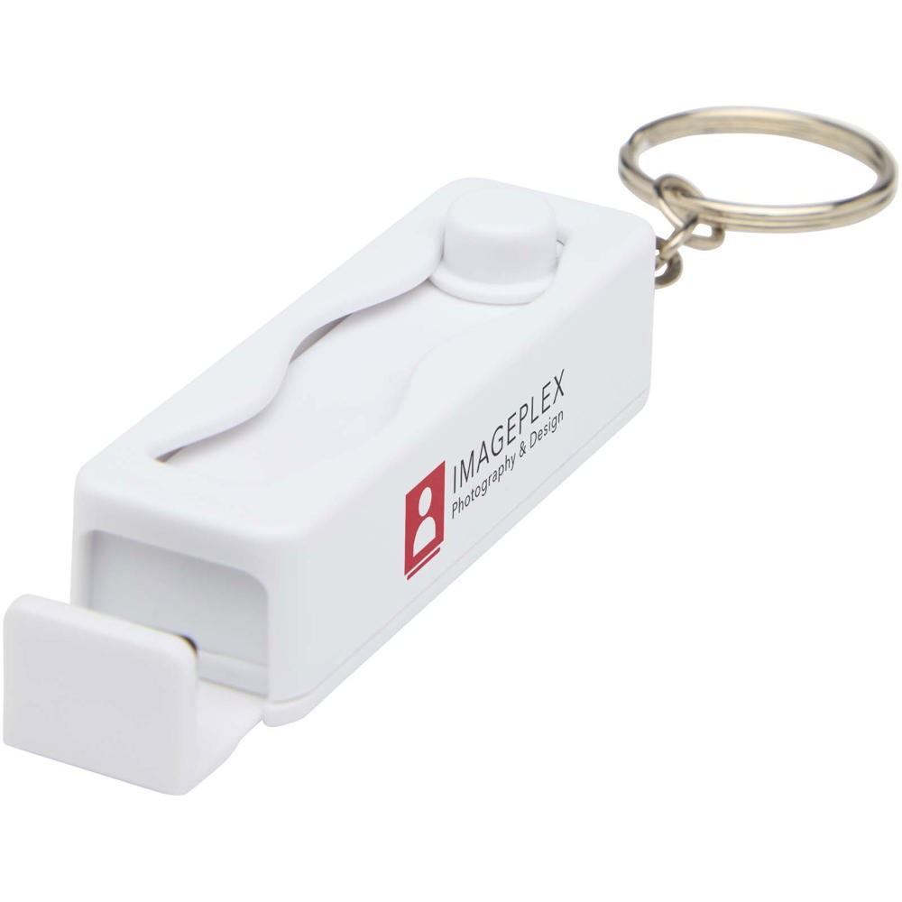 Aggia Telefonladestation aus recyceltem Kunststoff mit Fidget-Toy