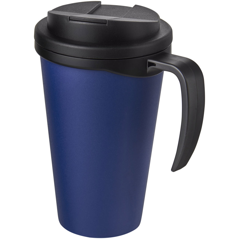 Americano® Grande 350 ml Isolierbecher mit auslaufsicherem Schraubverschluss - blau, schwarz