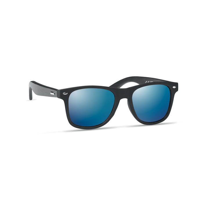 RHODOS - Sonnenbrille mit Bambus - Blau