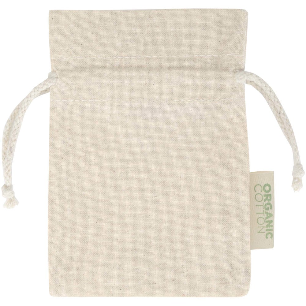 Odisha 140 g/m² OCS Bio Zuziehbeutel – 15 × 10 cm 