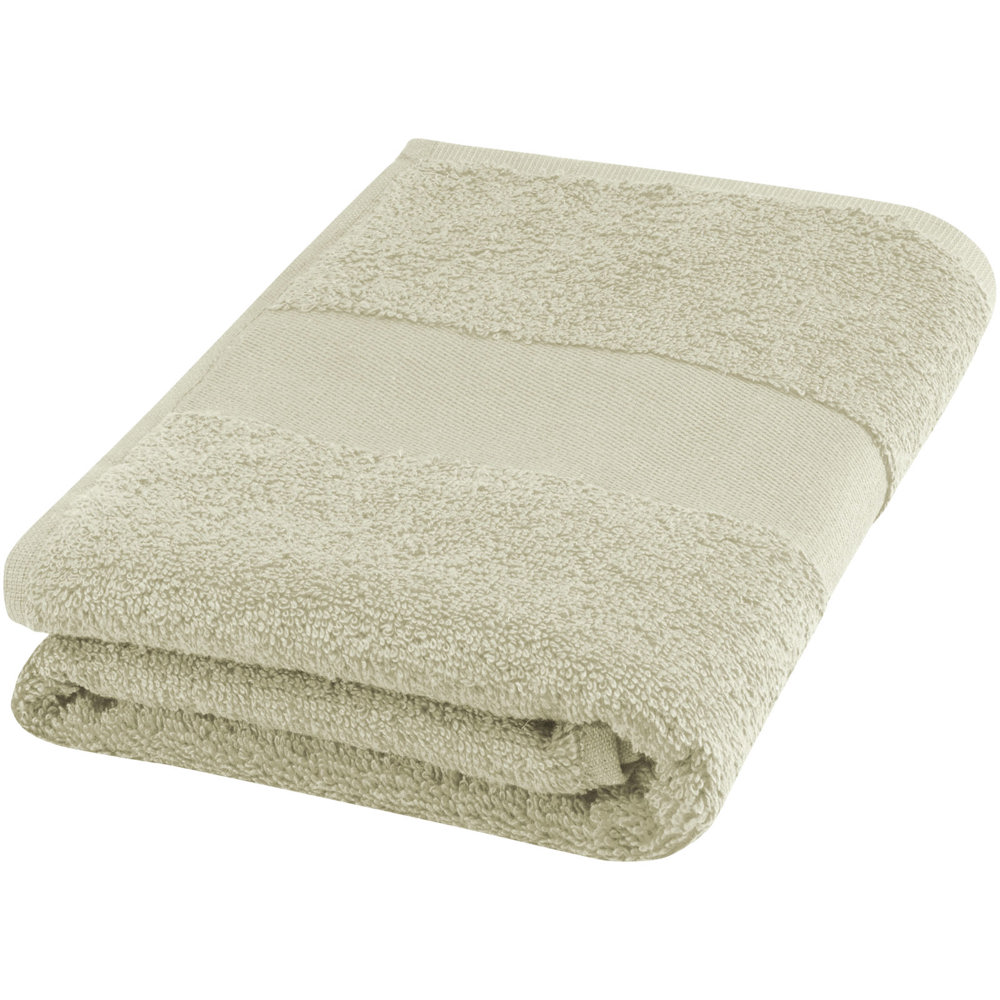 Charlotte 450 g/m² Baumwollhandtuch 50 x 100 cm - hellgrau